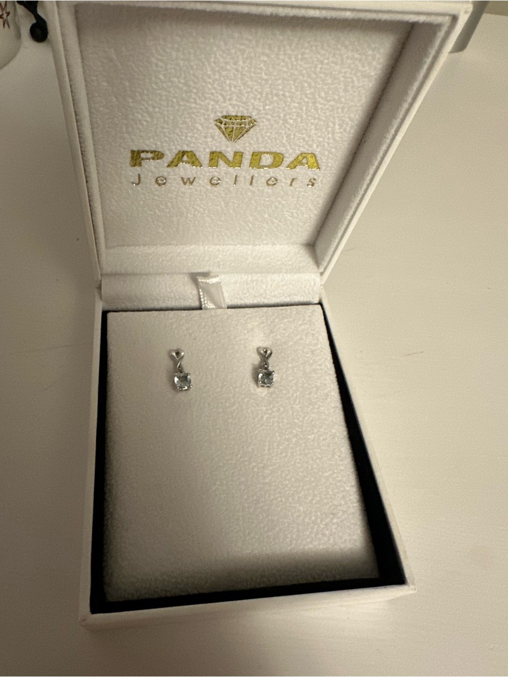 Silver Cubic Zirconia Drop Earrings - Clear